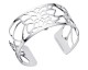 Bracelet manchette Les Georgettes - Nénuphar finition argent 25 mm