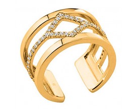 Bague finition or et oxydes 12 mm Les Georgettes - Losange