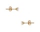 Boucles d'oreilles boutons plaqué or et oxydes Stepec - IUPUUBPO