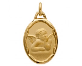 Médaille plaqué or ange Stepec - ISOXTPP