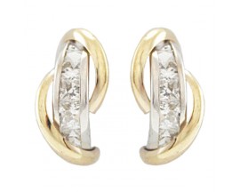 Boucles d'oreilles boutons or Stepec - nBPTOIv