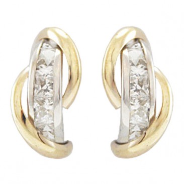 Boucles d'oreilles boutons or Stepec - nBPTOIv