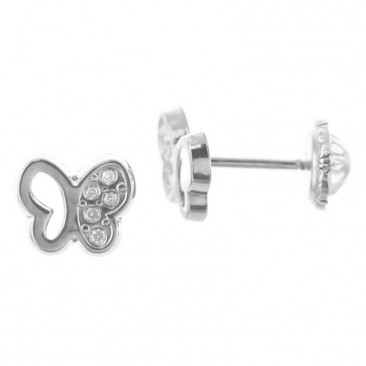 Boucles d'oreilles boutons or Stepec - nBBBJXgv