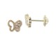 Boucles d'oreilles boutons or Stepec - nBBBJXv