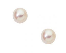 Boucles d'oreilles boutons perles or Stepec - blXUF-j