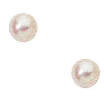 Boucles d'oreilles boutons perles or Stepec - blTPF-j