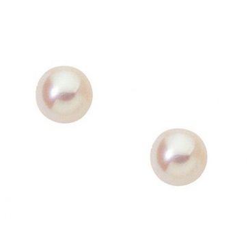 Boucles d'oreilles boutons perles or Stepec - blEPF-j