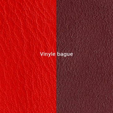 Vinyle bague 12 mm Les Georgettes - Rouge orangé/Brun rosé