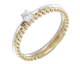Bague or & diamant(s) - agrdUPJS dt bi