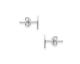 Boucles d'oreilles boutons argent Stepec - SUOSBPP