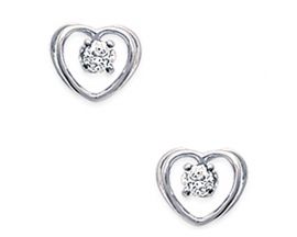 Boucles d'oreilles boutons argent oxydes Stepec - BOJXOBP