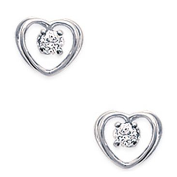 Boucles d'oreilles boutons argent oxydes Stepec - BOJXOBP