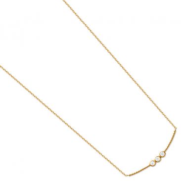 Collier plaqué or oxydes Stepec - ESBEIIOU