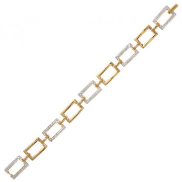 Bracelet plaqué or oxydes Stepec - ESBJOTBT