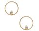 Boucles d'oreilles boutons plaqué or oxydes Stepec - IUOSEBP