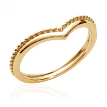 Bague plaqué or Stepec - IIXBOPP