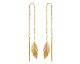 Boucles d'oreilles pendants plaqué or Stepec - IUITXPP