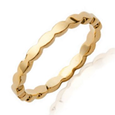 Bague plaqué or Stepec - IBUUOPP