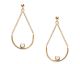 Boucles d'oreilles pendants plaqué or oxydes Stepec - IUOXEBP