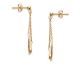 Boucles d'oreilles pendants plaqué or oxydes Stepec - IUOXEBP