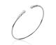 Bracelet jonc argent oxydes Stepec - TSBSIJUX