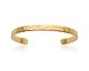 Bracelet jonc plaqué or Stepec - EIBOBEUX