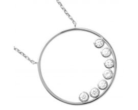 Collier argent oxydes Stepec - TSBETPOU