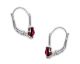 Boucles d'oreilles dormeuses argent oxyde Stepec - BUUPEIP