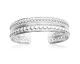 Bracelet jonc argent oxydes Stepec - TSBESEUT