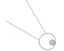 Collier argent oxydes Stepec - TSJPBIOU