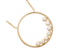 Collier plaqué or oxydes Stepec -ESBETPOU