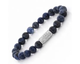 Bracelet perles Rebel & Rose Midnight Blue 8 mm -RR-80010-S
