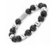 Bracelet perles Rebel & Rose Shiny Panther 10 mm - RR-10006-S
