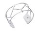 Bracelet manchette Les Georgettes - Tresse finition argent 25 mm
