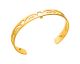 Bracelet manchette Les Georgettes - Poisson finition or 8 mm