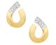 Boucles d'oreilles boutons or Stepec - bEOIBI