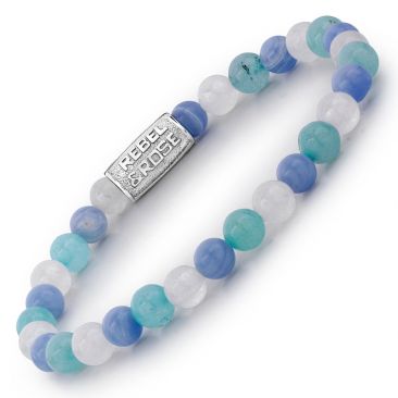 Bracelet perles Rebel & Blue Summer Vibes 6 mm - RR-60037-S