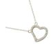 Collier argent oxydes coeur Stepec - cIBOT
