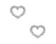 Boucles d'oreilles boutons oxydes coeur Stepec - nBPIPOg