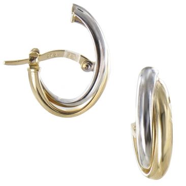 Boucles d'oreilles créoles or Stepec - cPBOBI