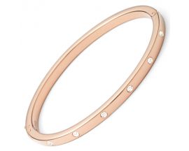 Bracelet rigide acier rosé Fossil - JF00843791