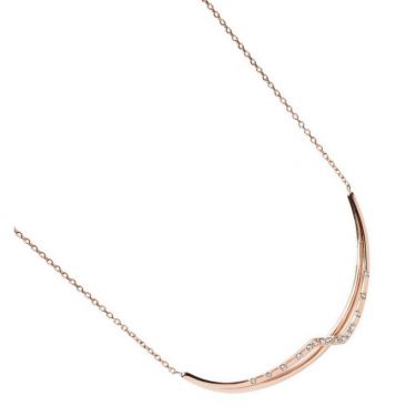 Collier acier empierré Fossil - JF02254791