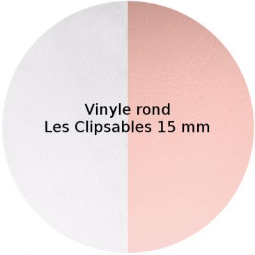 Vinyle jeton Les Clipsables Les Georgettes - Gris clair/Rose Clair