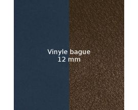 Vinyle bague 12 mm Les Georgettes FOR MEN - Marine soft/Chocolat