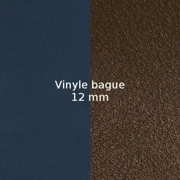 Vinyle bague 12 mm Les Georgettes FOR MEN - Marine soft/Chocolat
