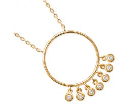 Collier plaqué or oxydes Stepec - ESJPISOU