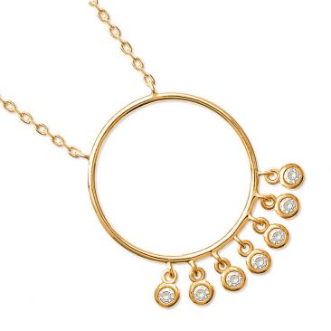 Collier plaqué or oxydes Stepec - ESJPISOU