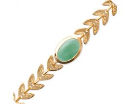Bracelet plaqué or empierré Stepec - ESJPJJBT