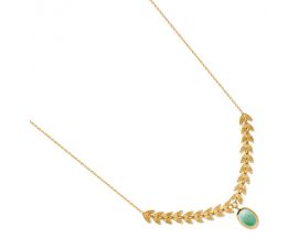 Collier plaqué or empierré Stepec - ESJPJJOU