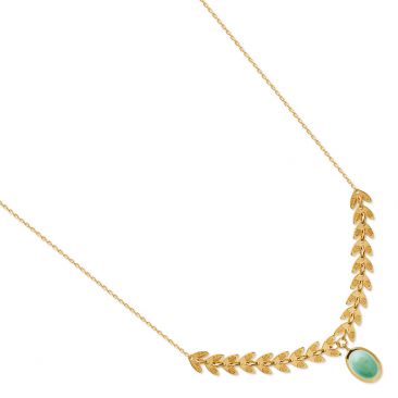 Collier plaqué or empierré Stepec - ESJPJJOU